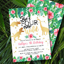 Recherche de quatrième anniversaire invitations Sauvage
