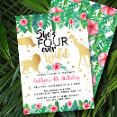 Recherche de quatrième anniversaire invitations Sauvage