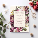 Recherche de pourpres de mariage invitations Fleurs