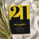 Recherche de bleu jaune invitations Moderne