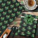 Recherche de lutins papier cadeau Vert