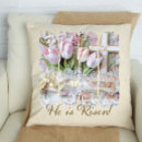 Recherche de pâques vintage coussins Il est ressuscité