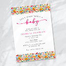 Recherche de taco baby shower invitations Floral