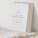 Recherche de faux silver foil invitations Élégant