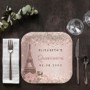 Recherche de tour eiffel assiettes Invités