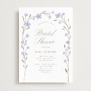 Recherche de lilac bridal shower invitations Rustique