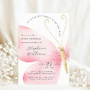 Recherche de papillon baby shower invitations Capricieux