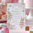 Recherche de lapins anniversaire invitations Jeune fille