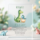 Recherche de dinosaur baby shower garçon invitations Jungle