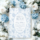Recherche de vintage toile invitations Bleu et blanc