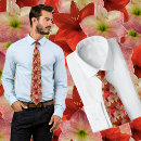 Recherche de fleur de pomme cravates Rouge