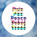 Recherche de différentes langues autocollants Paix