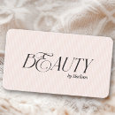 Recherche de soins de la peau cartes visite Rose pâle