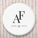 Recherche de monogrammes de mariage badges Pour eux