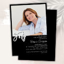 Recherche de black and white photo invitations Simple