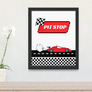 Recherche de voiture de course rouge posters Rapide un