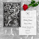 Recherche de death invitations Noir et blanc