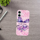 Recherche de papillon violet iphone coques Nom