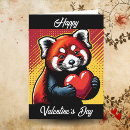 Recherche de panda valentine cartes postales Mignon