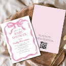 Recherche de pink ribbon invitations Coquette