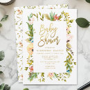 Recherche de de de calligraphie baby shower invitations Élégant