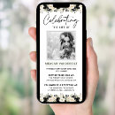 Recherche de floral funeral invitations Commémorative