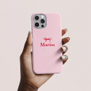 Recherche de boîte rouge de téléphone iphone coques Pour elle