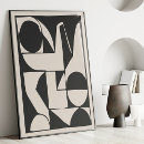 Recherche de dessins géométriques posters Noir et blanc