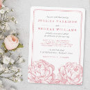 Recherche de peony mariage invitations À un floral
