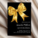 Recherche de luxe noir et or invitations Élégant