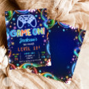 Recherche de gamer invitations Fête d'anniversaire du joueur