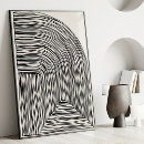 Recherche de noir et blanc abstrait art Moderne
