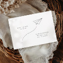 Recherche de papier avion invitations Destination