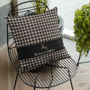 Recherche de cerf noir coussins Monogramme