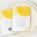 Recherche de jaune mariage invitations Téléchargement numérique