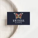 Recherche de papillons artistiques cartes visite Customer