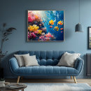 Recherche de corail art Monde sous marin