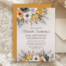 Recherche de jaune et bleu marine invitations Élégant