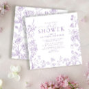 Recherche de lavender baby shower invitations Vintage