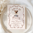Recherche de martini bridal shower invitations Brun