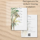 Recherche de palm tree mariage invitations Tropical