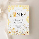 Recherche de bee anniversaire invitations Fleur sauvage