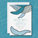 Recherche de whale anniversaire invitations Fête d'anniversaire