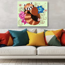 Recherche de panda rouge art Mignon