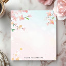 Recherche de fleurs de cerisier blocsnotes Printemps