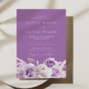 Recherche de blanc violet invitations Floral