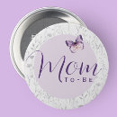 Recherche de papillon de bébé badges Aquarelle