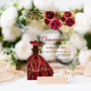Recherche de rouge rubis invitations Quinceañera