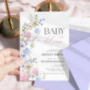 Recherche de rose pastel baby shower invitations Bébé en fleurs