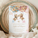 Recherche de ours nounours invitations Garçon ou fille